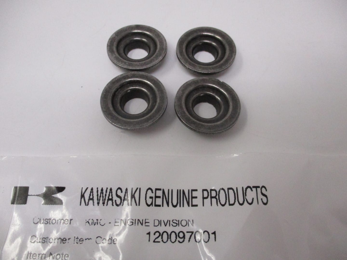 4 Genuine Kawasaki 12009-7001 Valve Spring Retainer FH381V FH430V FH451V FH480V - Image 4