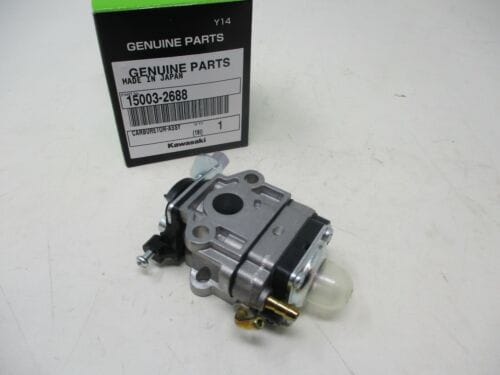 Genuine Kawasaki 15003-2688 Carburetor Assembly for a TH034D Two Stroke Engine