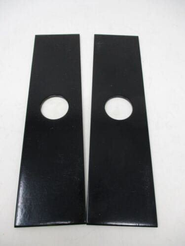 2 Genuine Oregon 40-139 Edger Blades 8” X 2” X 0.12” 1” Hole Heat Treated High Carbon - Image 4