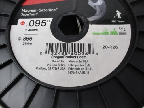 Oregon 20-026 3lbs. Super-Twist Magnum Gatorline .095" diameter 3-pound Spool - Image 6