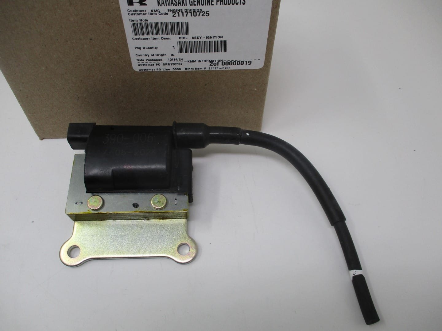 Genuine Kawasaki 21171-0725 EFI Ignition Coil FS730V, FT730V, FX730V, FXT00V - Image 4