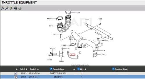 Genuine Kawasaki 21176-0771 Temperature Sensor FS730V FX850V FXT00V - Image 5