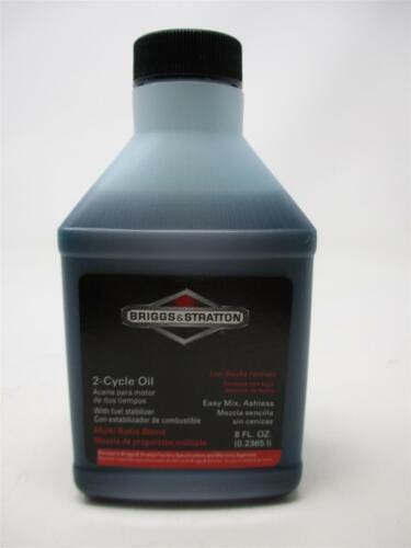 1 Bottle Genuine Briggs & Stratton 272075 2-Cycle Oil Easy Mix Ashless 8oz 10010