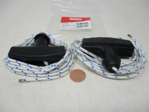2 Genuine Oregon Recoil Pull Start Handle 31-911 with 31-140 Rope 1/8" Dia. - Image 2