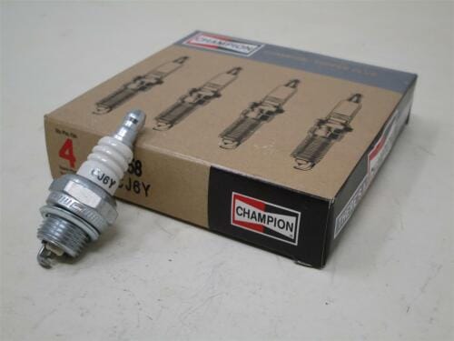 4 Genuine Champion 858 CJ6Y Nickel Spark Plug Copper Plus's Chainsaw