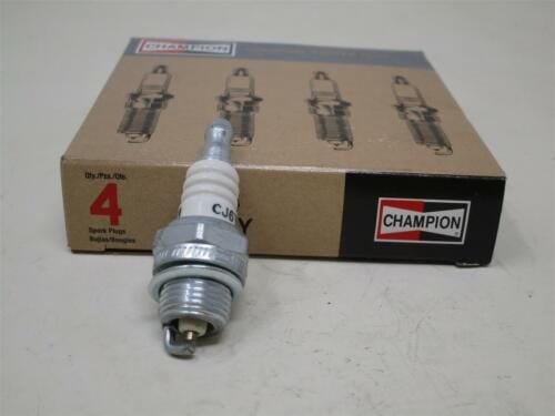 4 Genuine Champion 858 CJ6Y Nickel Spark Plug Copper Plus's Chainsaw - Image 2