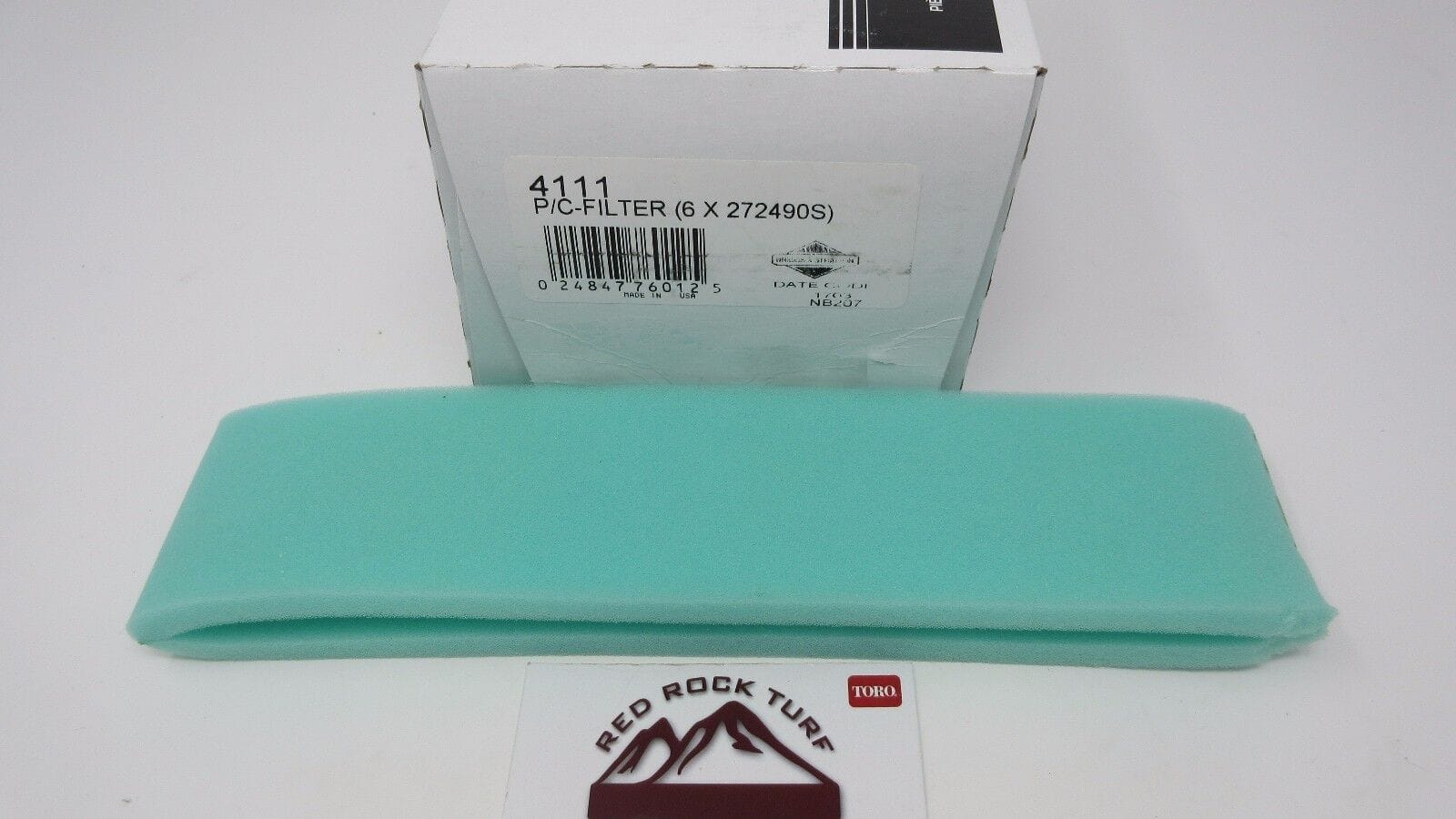 6 Genuine Briggs & Stratton Pre-Filter 4111/272490S