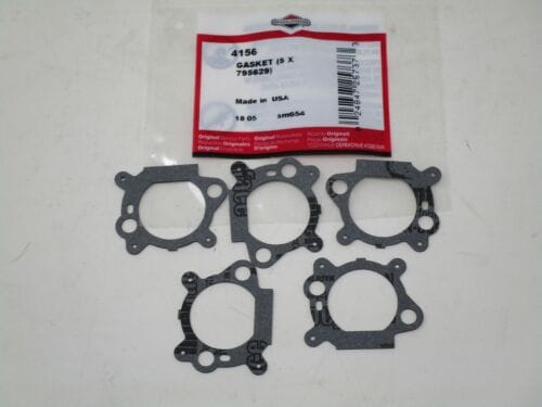 5 Pack Genuine Briggs and Stratton Gasket 4156/795629