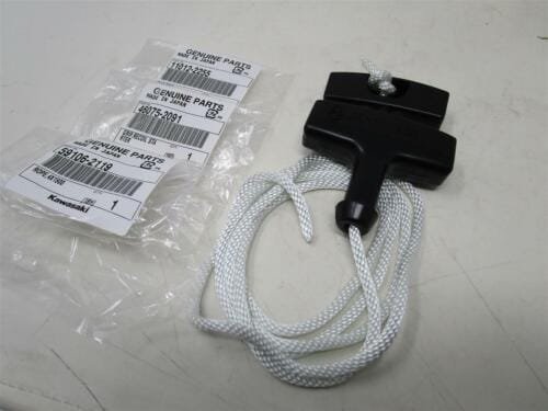 Genuine Kawasaki 11012-2255 Grip Handel, Insert  & Pull Rope Recoil 46075-2091 - Image 3