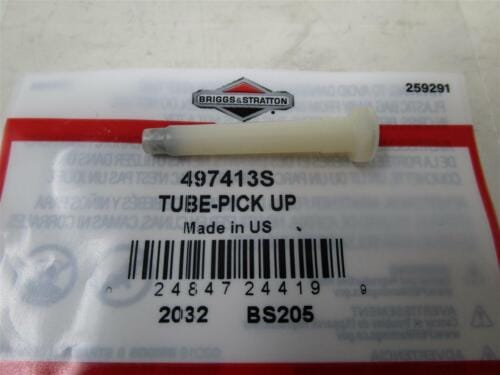 Genuine Briggs & Stratton 497413S Carburetor Fuel Gas Pick Up Tube Spiral Pin
