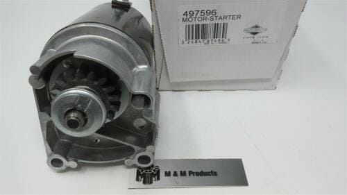 Genuine Briggs & Stratton 497596 Electric Starter Motor 394808 393017 394674 - Image 3