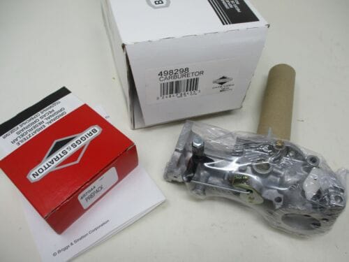 Genuine Briggs & Stratton 498298 Carburetor 490533, 495426, 692784, 495951, 492611