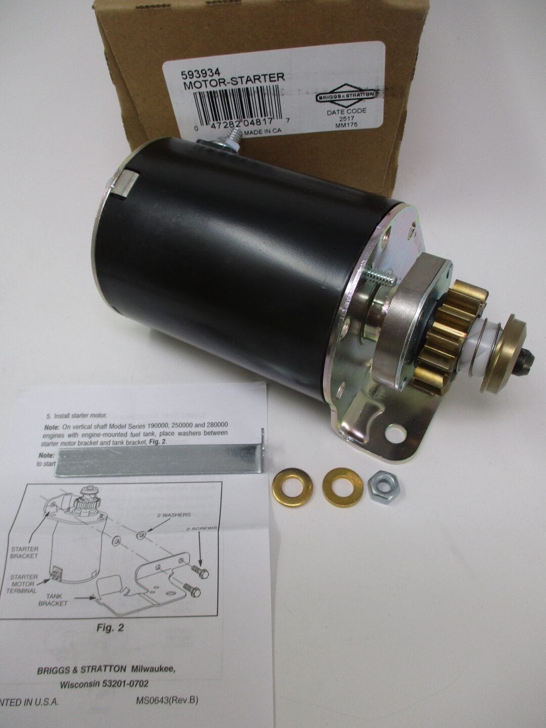 Genuine OEM Briggs & Stratton 593934 Starter 693699 693551 - Image 6