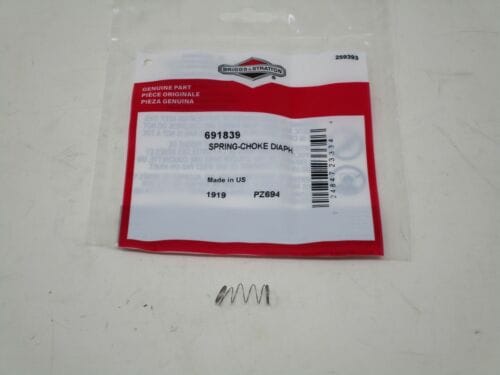 Genuine Briggs & Stratton 691839 Spring Choke Diaphragm 262746 691839