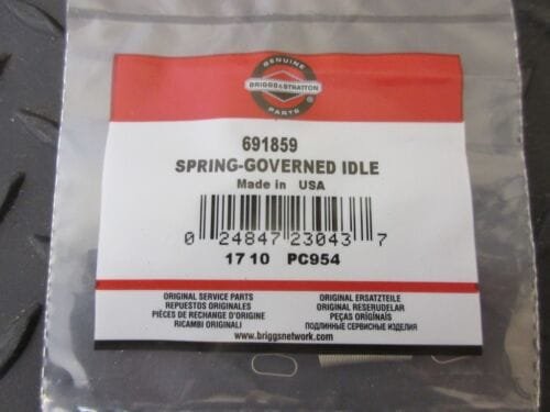 Genuine OEM Briggs & Stratton Idler Spring 691859 Idle Governed Carburetor 263109