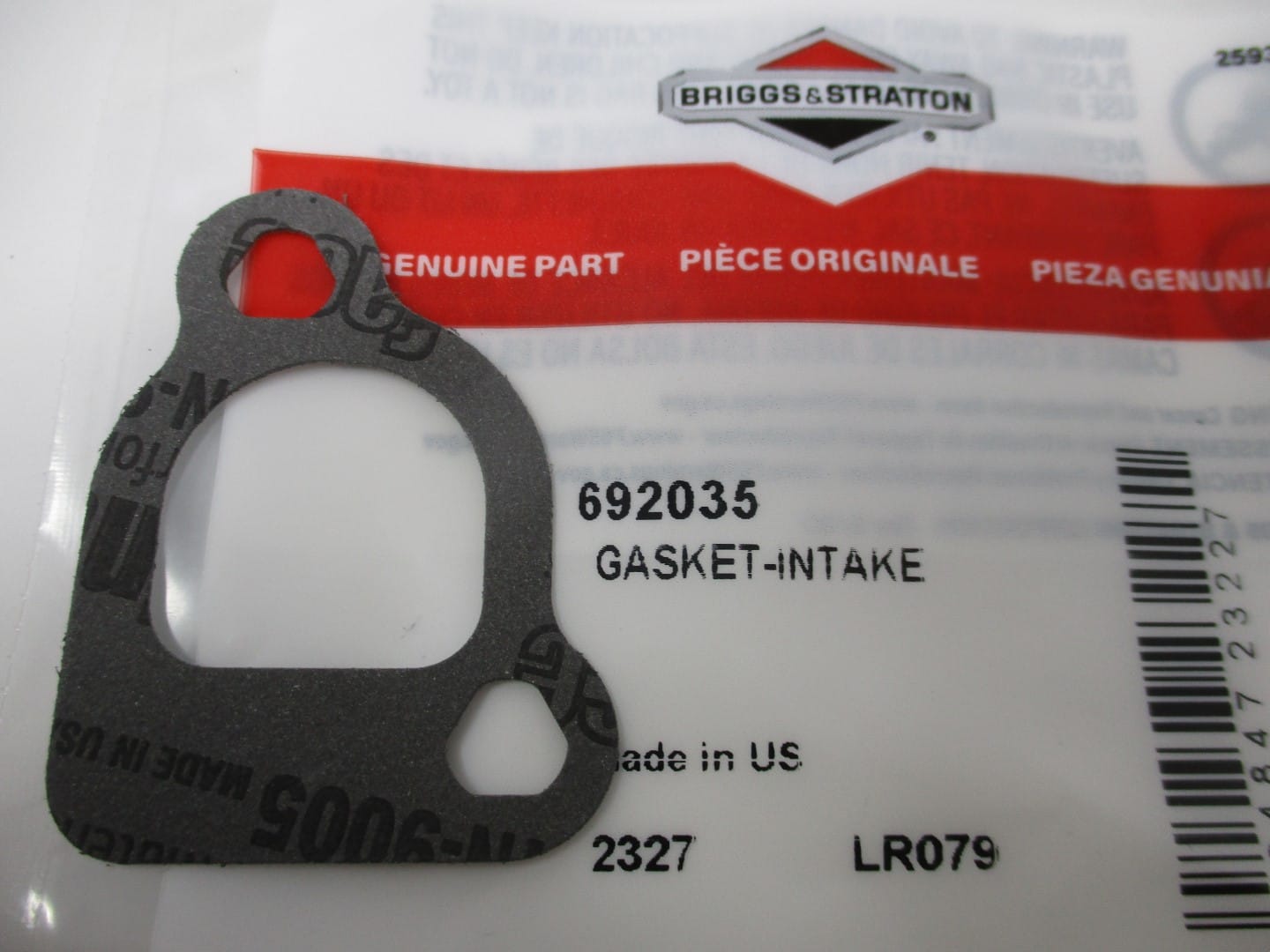 Genuine Briggs & Stratton 692035 Intake Gasket 692035 67895 805023 - Image 3