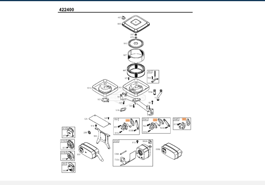 Genuine Briggs & Stratton 692282 Exhaust Manifold Gasket 095208MA 271174 272250 - Image 4