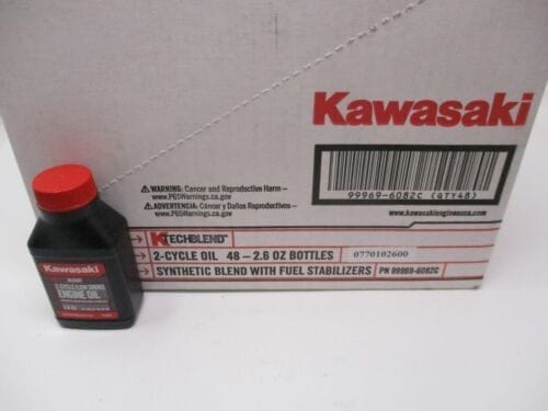 48 Btls Genuine Kawasaki 99969-6082C 2.6 OZ 2 Cycle Engine Bottle 1 Per Gallon Oil Fuel Mix