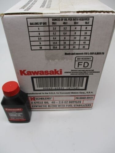 48 Btls Genuine Kawasaki 99969-6082C 2.6 OZ 2 Cycle Engine Bottle 1 Per Gallon Oil Fuel Mix - Image 3