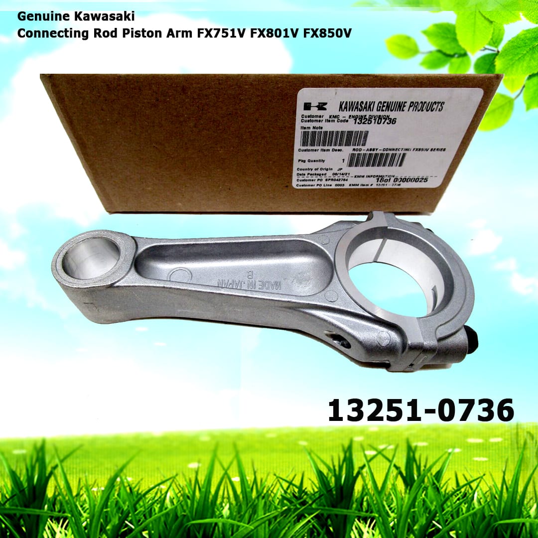 Genuine Kawasaki 13251-0736 Connecting Rod Piston Arm FX751V, FX801V, FX850V,