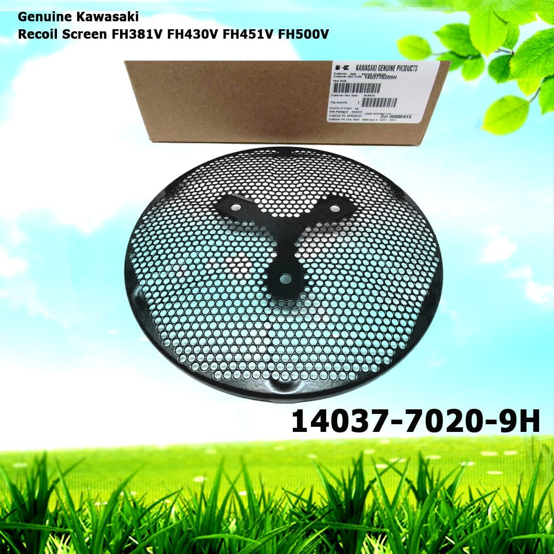 Genuine Kawasaki 14037-7020-9H Recoil Screen FH381V FH430V FH451V FH500V