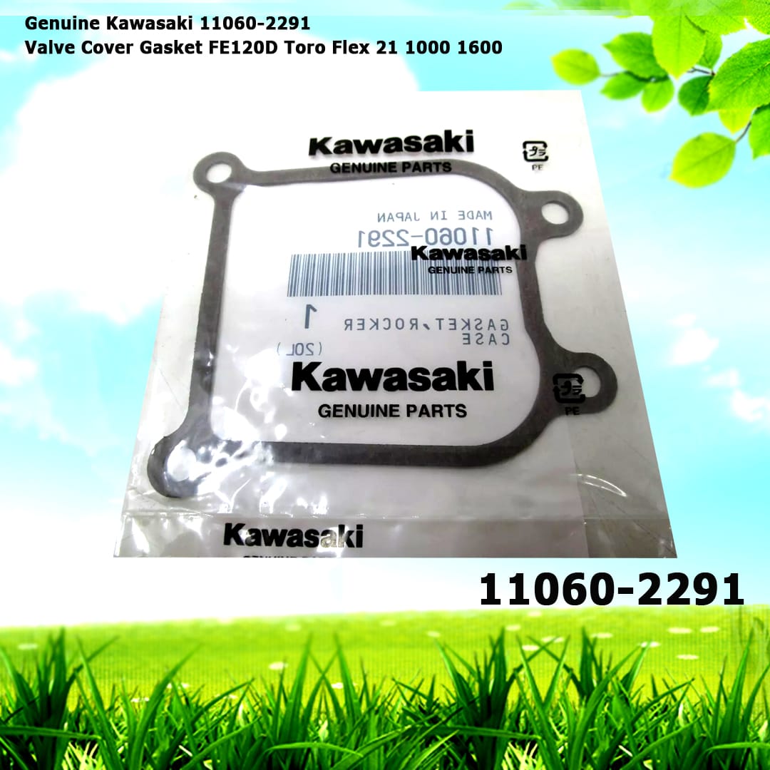 Genuine Kawasaki 11060-2291 Valve Cover Gasket FE120D Toro Flex 21 1000 1600