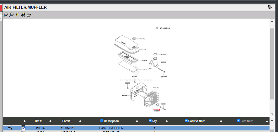 2 Genuine Kawasaki 11061-2212 Muffler Gasket  for FJ180V Toro Timemaster - Image 4