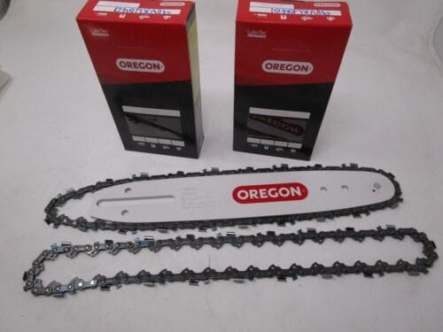 Oregon 100SDEA041 10” Chainsaw Bar & 2 91VXL040 Chain Single Rivet Guide Bar - Image 5