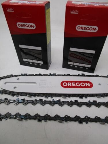 Oregon 100SDEA041 10” Chainsaw Bar & 2 91VXL040 Chain Single Rivet Guide Bar - Image 4