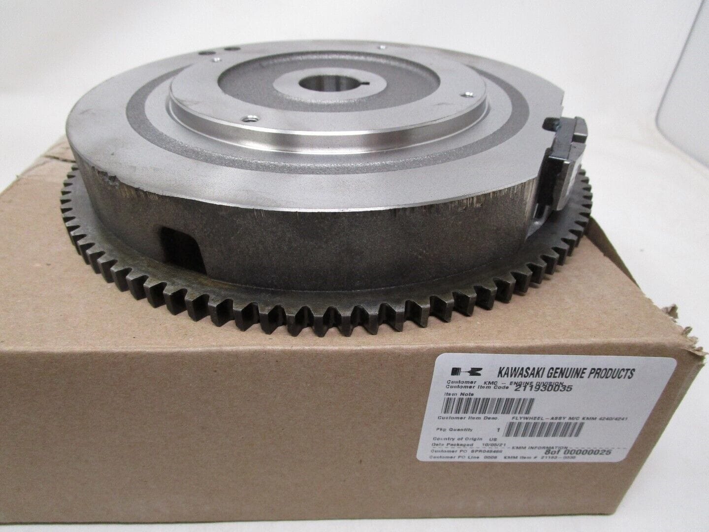 Genuine Kawasaki 21193-0719 21193-0035 Flywheel FR541V FR600V FR651V FR691V FR730V - Image 2