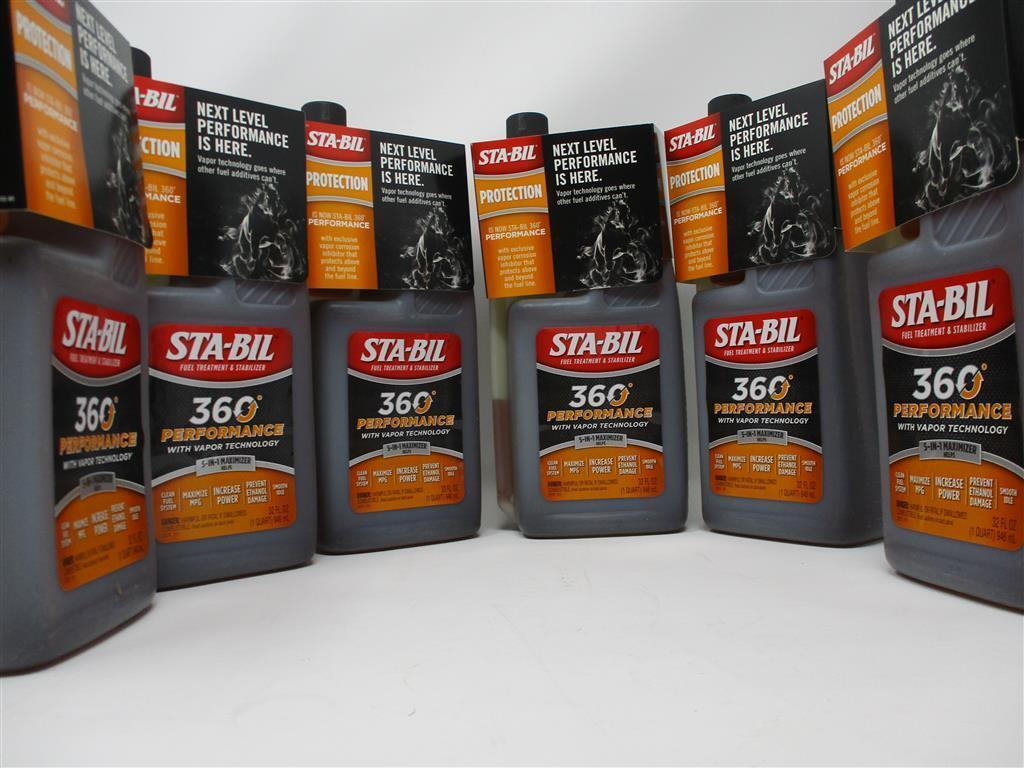 6 Bottles Sta-Bil 22275 32 oz. 360 Fuel Treatment Performance w/ Vapor Technology  - Image 2