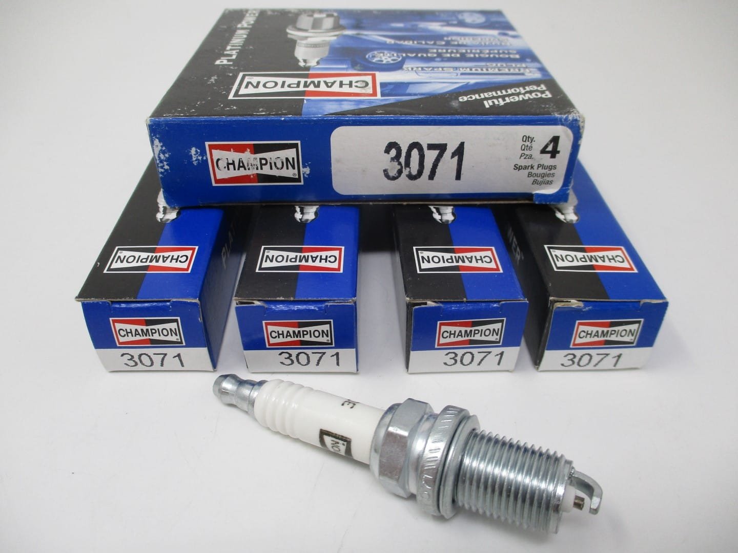 4 Genuine Champion 3071 RC12PYC Platinum Spark Plugs Small Engine