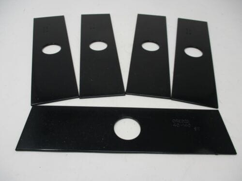 5 Genuine Oregon 40-140 Edger Blades 8” X 2” X .090” 1” Center Hole Heat Treated - Image 2
