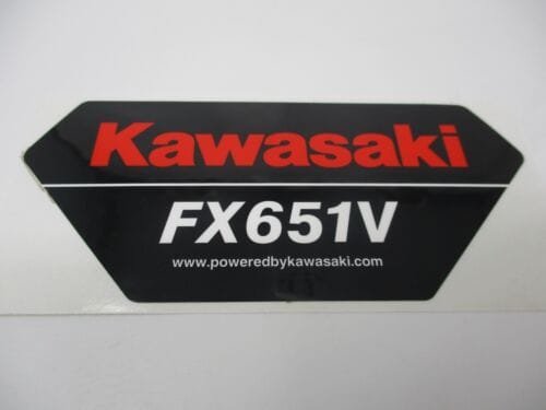 Genuine Kawasaki FX651V Engine Decal Sticker 56080-0976