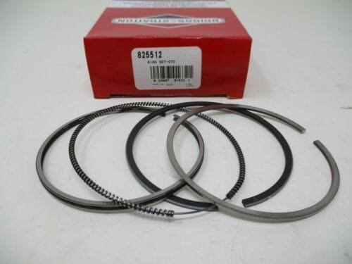 1 Set Genuine Briggs & Stratton 825512 Piston Rings STD Daihatsu Toro DM950 Chrome