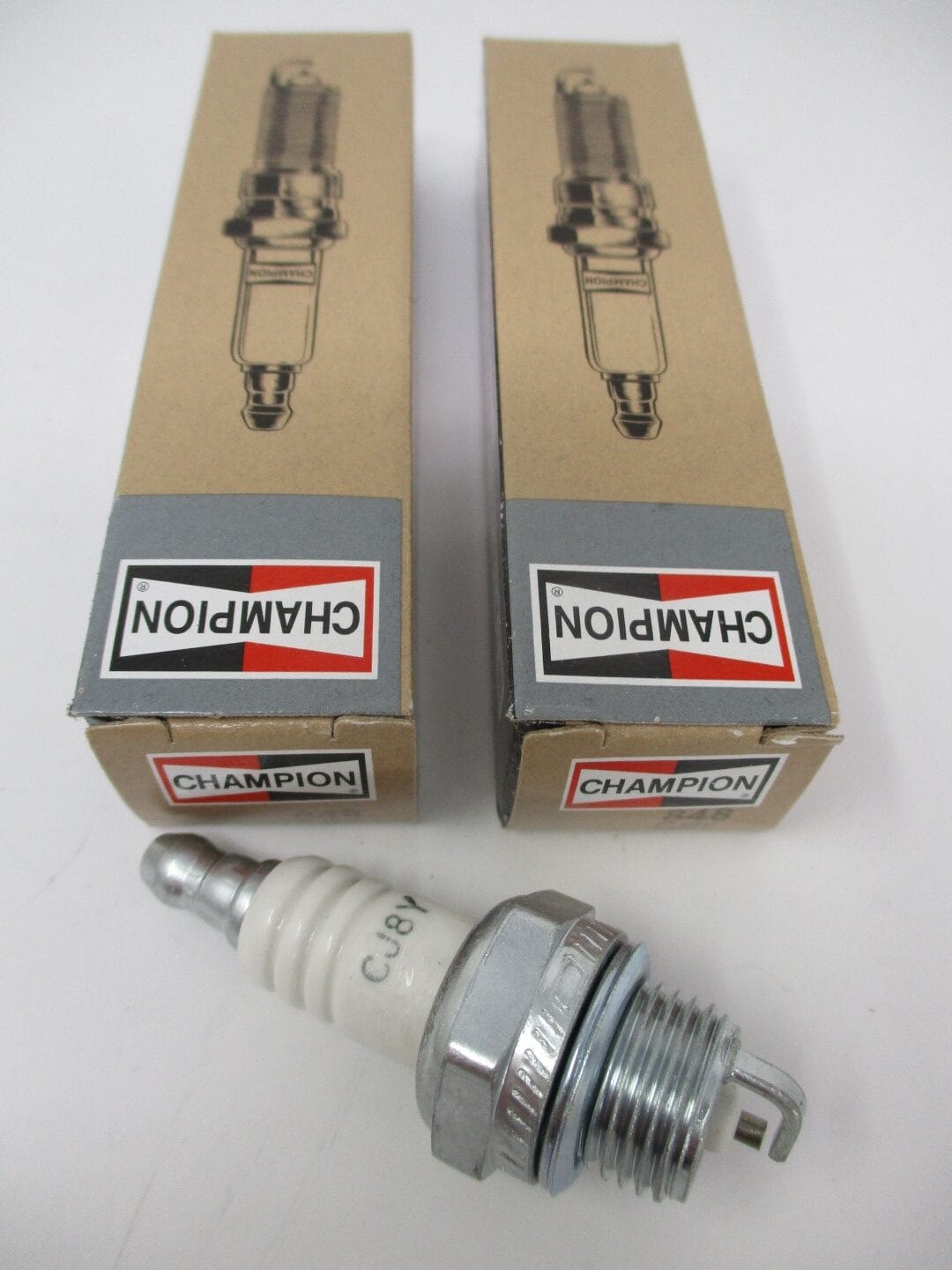 2 Genuine Champion 848 CJ8Y Nickel Spark Plug's Copper Plus Small Engines