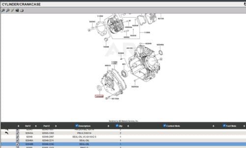 Genuine Kawasaki 92049-2246 Oil Seal FE400D - Image 5