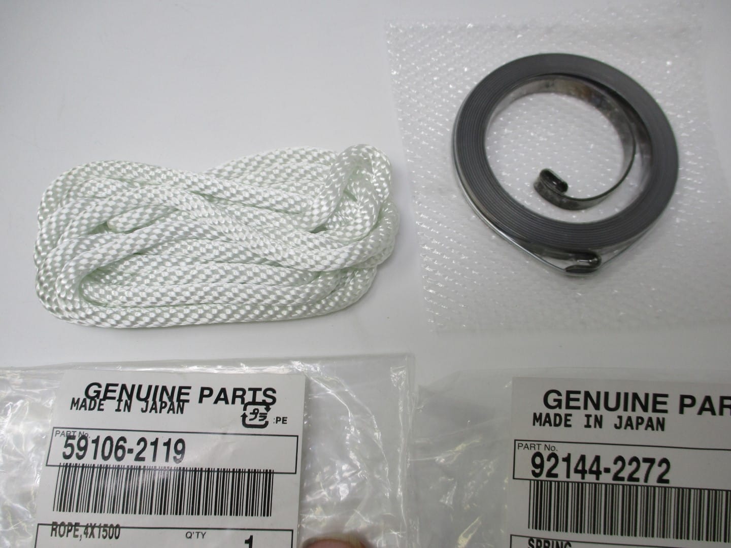 Genuine Kawasaki 92144-2272 Recoil Spring & 59106-2119 Rope Toro 93-8557 FE120D - Image 3