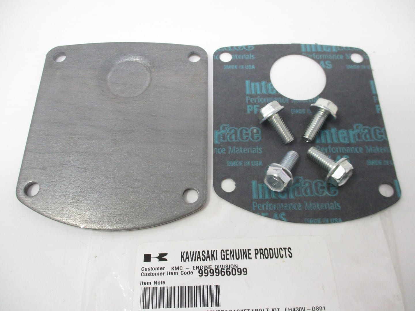 Genuine OEM Kawasaki 99996-6099 Breather Cover & Gasket & Bolts FH430V