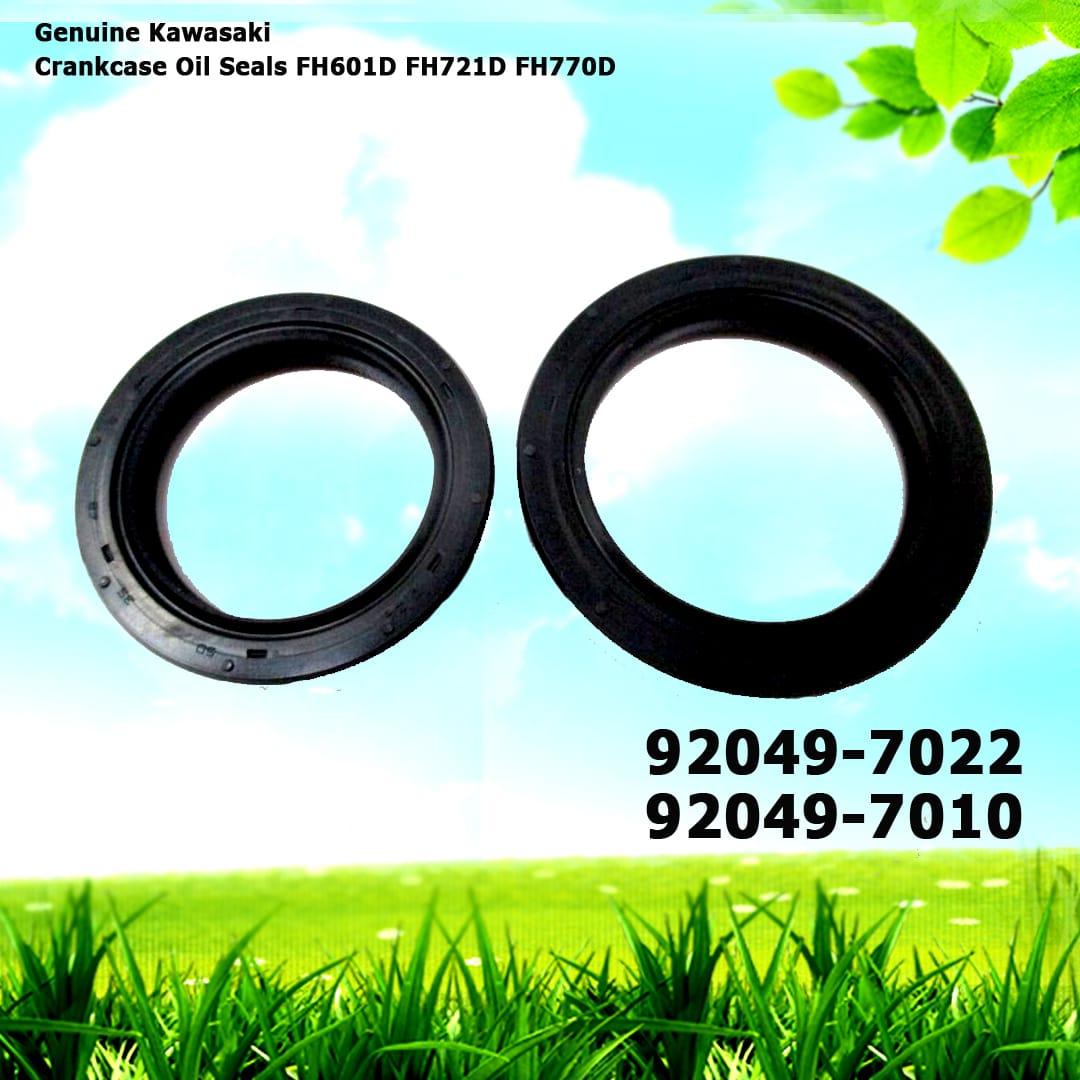 Genuine Kawasaki 92049-7022 92049-7010 Crankcase Oil Seals FH601D FH721D FH770D