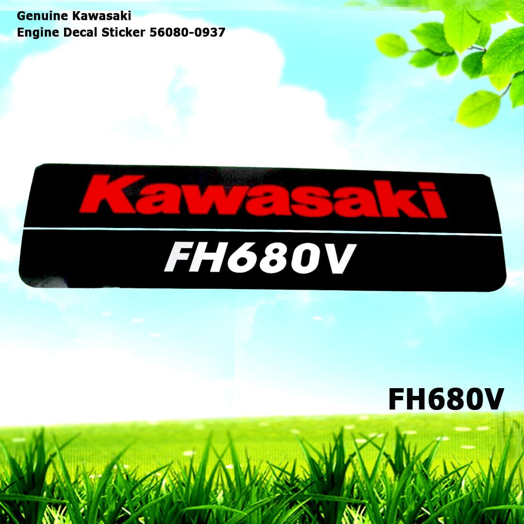 Genuine Kawasaki FH680V Engine Decal Sticker 56080-0937
