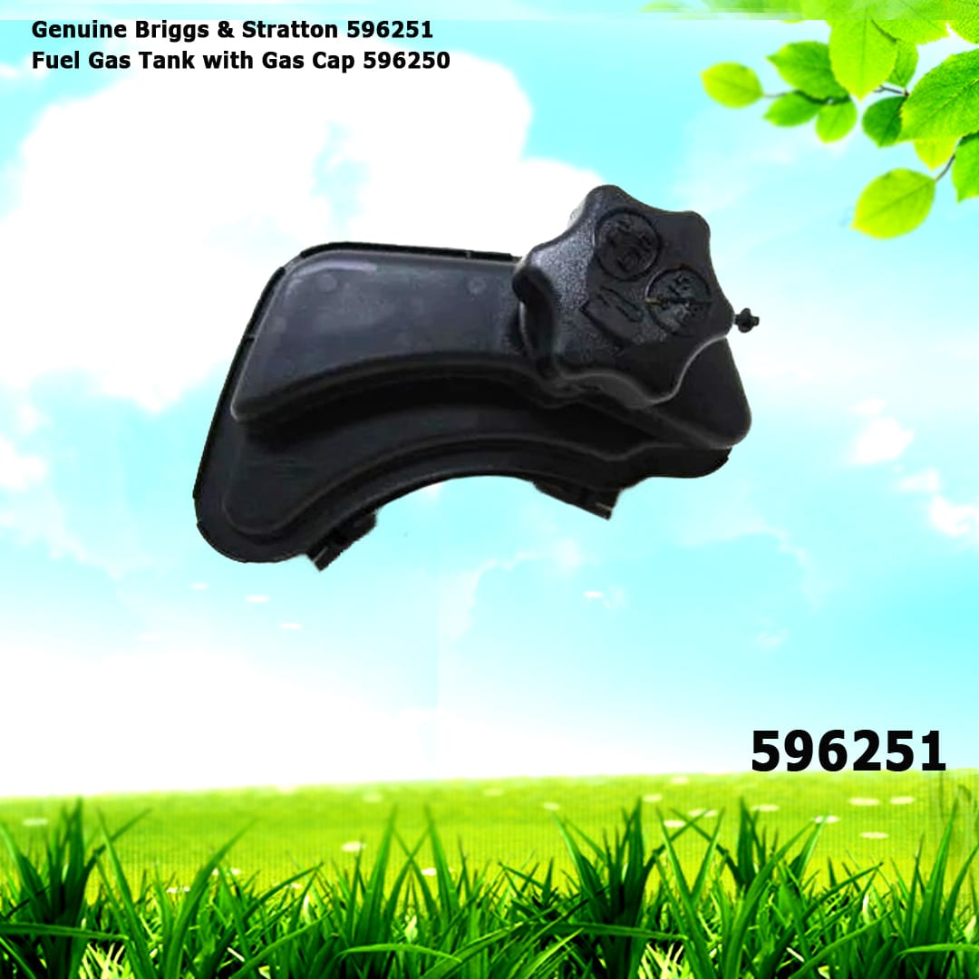 Genuine Briggs & Stratton 596251 Fuel Gas Tank with Gas Cap 596250