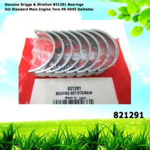 Genuine Briggs & Stratton 821291 Crankshaft Main Bearings STD for Toro 99-9045 Daihatsu