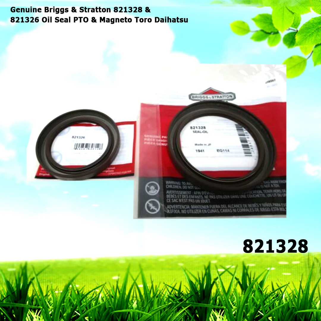 Genuine Briggs & Stratton 821328 & 821326 Oil Seal PTO & Magneto Toro Daihatsu