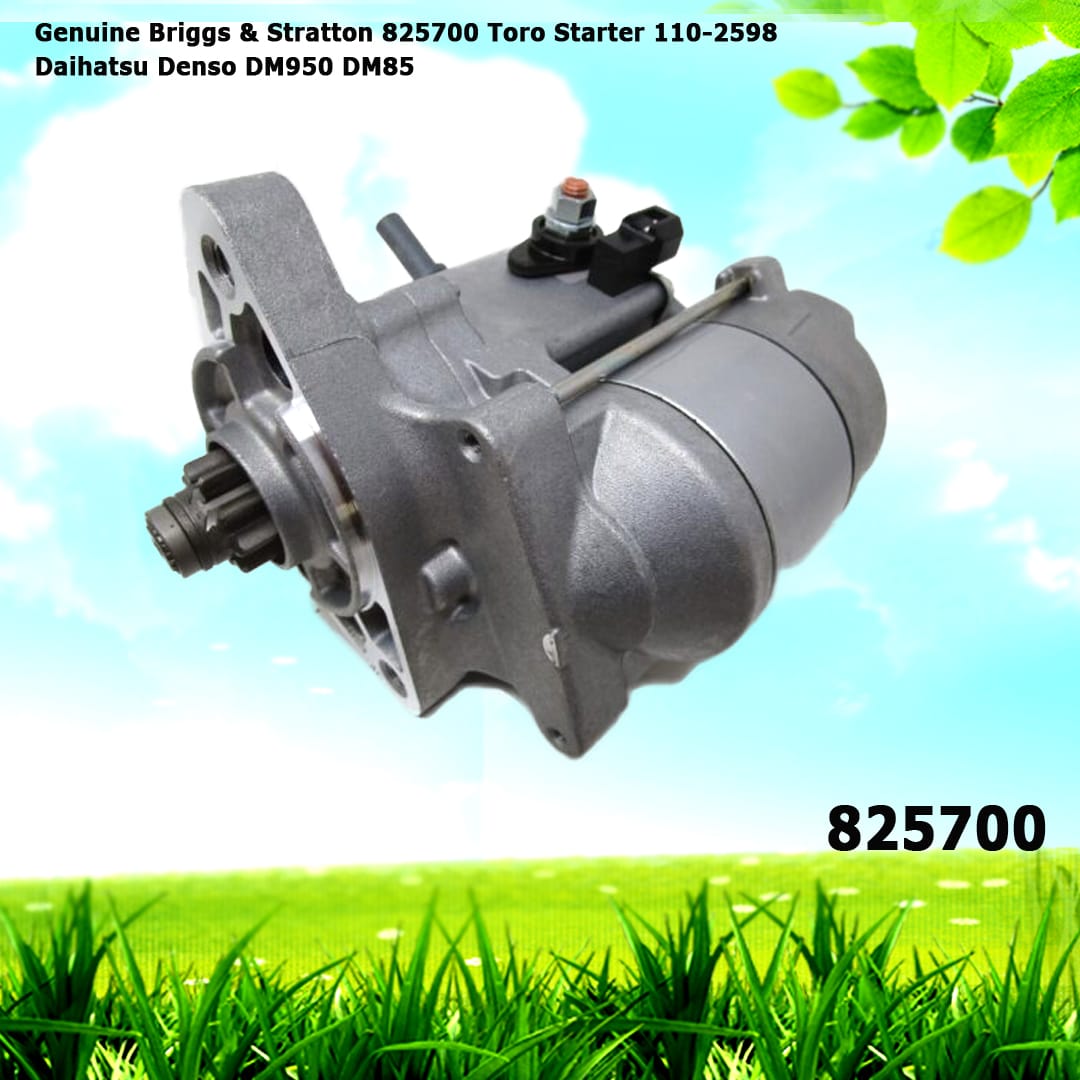 Genuine Briggs & Stratton 825700 Toro Starter 110-2598 Daihatsu Denso DM950 DM85