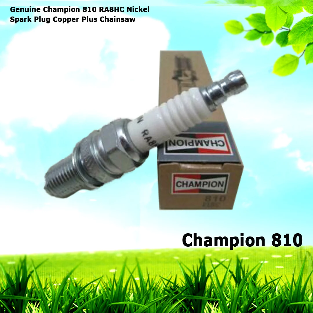 Genuine Champion 810 RA8HC Nickel Spark Plug Copper Plus Chainsaw