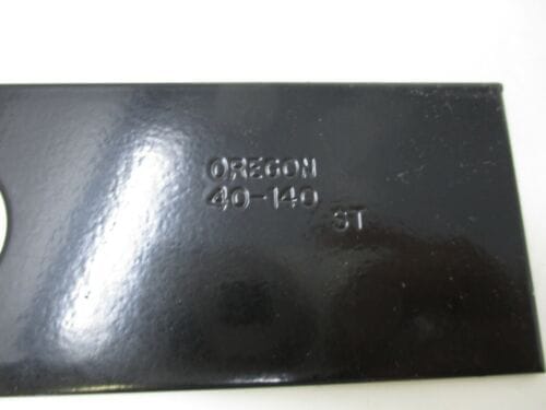 10 Genuine Oregon 40-140 Edger Blades 8” X 2” X .090” 1”   Center Hole Heat Treated - Image 3