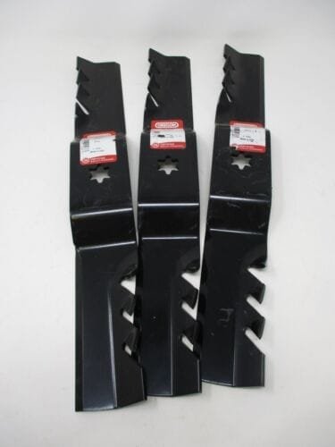 3 Genuine Oregon 91-938 17 7/8" Star Rotary Mulching Mower Blade Six Point Cub Cadet MTD - Image 2