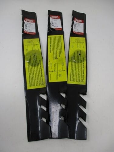 3 Genuine Oregon 96-382 Mulching Blade 17 ½” 5/8” 110-6837-03 112-9759-03 - Image 2
