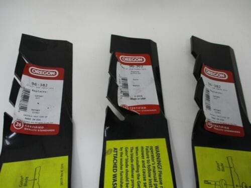 3 Genuine Oregon 96-382 Mulching Blade 17 ½” 5/8” 110-6837-03 112-9759-03 - Image 4